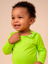Indlæs billede i galleriet, Image 04: Uv Line T-Shirt Longsleeve Baby Yellow Fluor Upf50+
