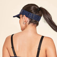 Indlæs billede i galleriet, Model Back: Uv Line Visière Elastic Visor Navy Blue Upf50+
