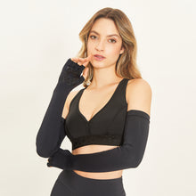 Indlæs billede i galleriet, Image 04: Uv Line Gants Extra Long Glove Preto Upf50+
