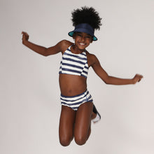 Indlæs billede i galleriet, Model Front: Uv Line Deux Pièces Fille Bikini Set Listras Upf50+
