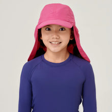 Indlæs billede i galleriet, Model Front: Uv Line Casquette Legionario Teens Pink Upf50+
