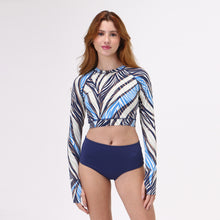 Indlæs billede i galleriet, Model Front: Uv Line Ensemble Bikini Ondas Upf50+
