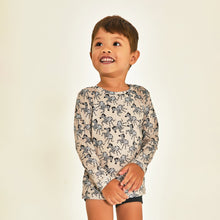 Indlæs billede i galleriet, Model Front: Uv Line T-Shirt Longsleeve Baby Zebra Upf50+
