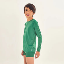 Indlæs billede i galleriet, Image 02: Uv Line T-Shirt Longsleeve Uvpro Kids Verde Brasil Upf50+
