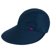 Indlæs billede i galleriet, Product Front: Uv Line Casquette Visor Capri Colors Nac Fem Navy Blue Rose Upf50+
