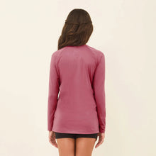 Indlæs billede i galleriet, Model Back: Uv Line T-Shirt Longsleeve Uvpro Kids Malva Upf50+
