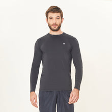 Indlæs billede i galleriet, Model Front: Uv Line T-Shirt Longsleeve Uv X Pro Preto Upf50+
