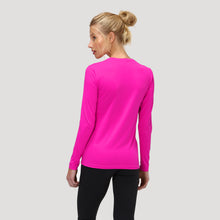 Indlæs billede i galleriet, Model Back: Uv Line T-Shirt Camiseta Uv X Pro Ml Rosa Upf50+
