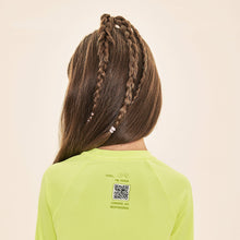 Indlæs billede i galleriet, Image 04: Uv Line T-Shirt Acqua Qr Code Amarelo Fluor Upf50+
