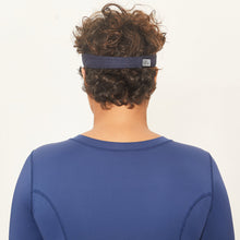 Indlæs billede i galleriet, Model Back: Uv Line Visière Visor Athletic Dry Fem Navy Blue Upf50+
