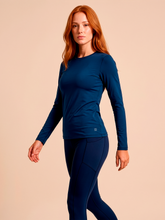 Indlæs billede i galleriet, Image 03: Uv Line T-Shirt Longsleeve Uvpro Fem Cobalt Upf50+
