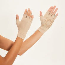 Indlæs billede i galleriet, Image 06: Uv Line Gants Short Gloves Uni Beige Upf50+
