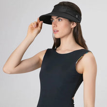 Indlæs billede i galleriet, Model Front: Uv Line Visière Visor Leblon Black Upf50+
