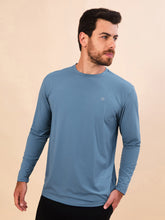 Indlæs billede i galleriet, Image 03: Uv Line T-Shirt Longsleeve Uvpro Masc Indigo Upf50+
