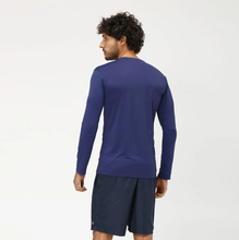Indlæs billede i galleriet, Model Back: Uv Line T-Shirt Longsleeve Uvpro Marinho

