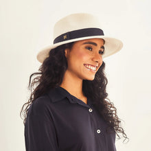 Indlæs billede i galleriet, Image 02: Uv Line Chapeau Panama Hat Shanghai Imp Uni White Black Upf50+

