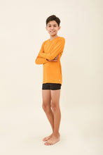 Indlæs billede i galleriet, Image 03: Uv Line T-Shirt Longsleeve Uvpro Kids Orange Upf50+
