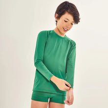 Indlæs billede i galleriet, Image 04: Uv Line T-Shirt Longsleeve Uvpro Kids Verde Brasil Upf50+
