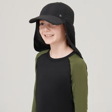 Indlæs billede i galleriet, Image 02: Uv Line Casquette Cap Legionario Teens Inf Black Upf50+

