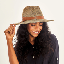 Indlæs billede i galleriet, Image 04: Uv Line Chapeau Fedora Hat Giovana Imp Fem Mescla Upf50+
