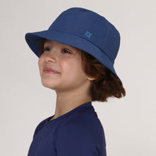 Indlæs billede i galleriet, Image 02: Uv Line Bob Hat Basic Kids Inf Navy Blue Upf50+
