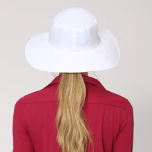 Indlæs billede i galleriet, Model Back: Uv Line Chapeau Souple/Capeline Hat Lyon Nac L Fem White Upf50+
