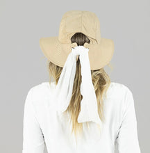 Indlæs billede i galleriet, Model Back: Uv Line Chapeau Souple/Capeline San Remo Areia Offwhite Upf50+
