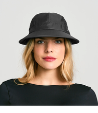 Indlæs billede i galleriet, Model Front: Uv Line Casquette Visor Nice Fem Black Upf50+
