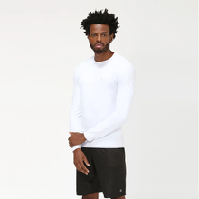 Indlæs billede i galleriet, Model Front: Uv Line T-Shirt Longsleeve Uvpro Branco Upf50+
