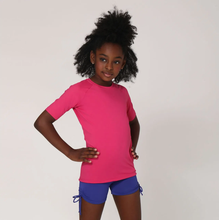 Indlæs billede i galleriet, Image 03: Uv Line T-Shirt Camiseta Kids Uvpro Mc Pink Upf50+
