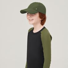 Indlæs billede i galleriet, Image 02: Uv Line Casquette Cap Teen Colors Verde Militar Upf50+
