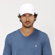 Indlæs billede i galleriet, Model Front: Uv Line Casquette Cap Uv Pro Masc White Upf50+

