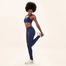 Indlæs billede i galleriet, Image 02: Uv Line Fitness Bas Legging Fit Aspen Navy Blue Upf50+
