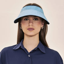Indlæs billede i galleriet, Image 05: Uv Line Visière Visor Bali Fem Navy Light Blue Upf50+
