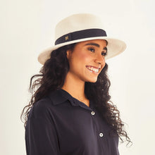 Indlæs billede i galleriet, Image 02: Uv Line Chapeau Panama Chapeu Shanghai Branco/Preto

