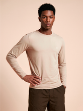 Indlæs billede i galleriet, Gallery: Uv Line T-Shirt Pour Homme Longsleeve New Fit Masc Sand Upf50+
