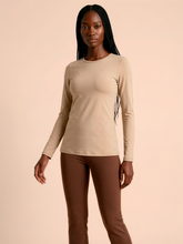 Indlæs billede i galleriet, Gallery: Uv Line T-Shirt Longsleeve Fem New Fit Sand Upf50+
