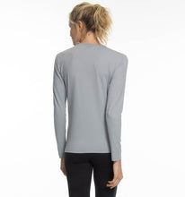 Indlæs billede i galleriet, Model Back: Uv Line T-Shirt Camiseta Uvpro Ml Cinza Upf50+
