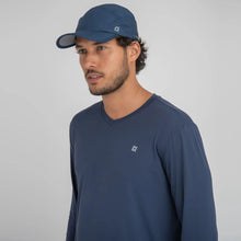 Indlæs billede i galleriet, Model Front: Uv Line Casquette Cap New Fit Marinho Upf50+
