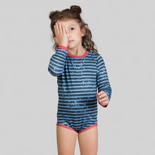 Indlæs billede i galleriet, Image 10: Uv Line Maillot De Bain Bébé Macaquinho Baby Listras Upf50+
