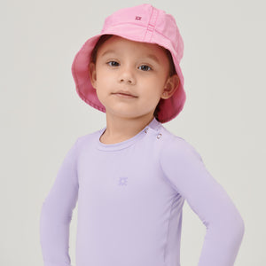 Image 04: Uv Line Bob Napoli Basic Kids Rosa Chiclete Upf50+