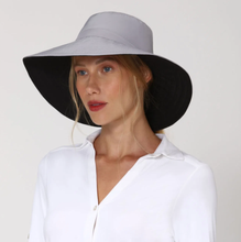 Indlæs billede i galleriet, Image 02: Uv Line Chapeau Souple/Capeline San Diego Cinza Preto Upf50+
