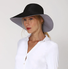 Indlæs billede i galleriet, Image 04: Uv Line Chapeau Souple/Capeline San Diego Cinza Preto Upf50+
