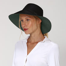 Indlæs billede i galleriet, Image 02: Uv Line Chapeau Souple/Capeline San Diego Preto Verde Upf50+
