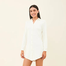 Indlæs billede i galleriet, Image 02: Uv Line Chemise Shirtdress Copenhagen Offwhite Upf50+
