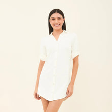 Indlæs billede i galleriet, Image 04: Uv Line Chemise Shirtdress Copenhagen Offwhite Upf50+
