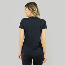 Indlæs billede i galleriet, Model Back: Uv Line Fitness Haut Sport Fit Fem Preto Upf50+
