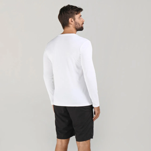 Model Back: Uv Line Fitness Haut Sport Fit Ml Branco Msc