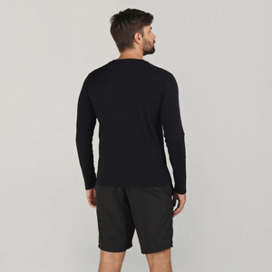 Model Back: Uv Line Fitness Haut Sport Fit Ml Preto Msc