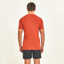 Indlæs billede i galleriet, Model Back: Uv Line Fitness Haut T-Shirt Sport Fit Ferrugem Upf50+
